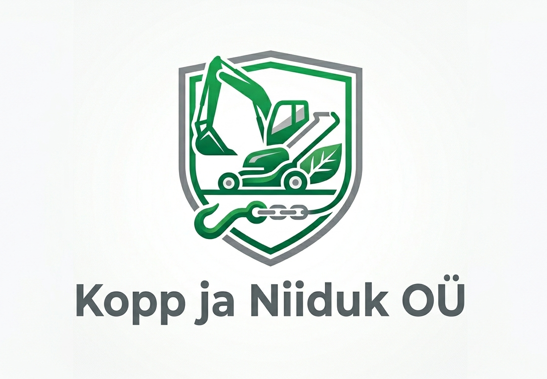 kopp ja niiduk oÜ logo roheline/hall